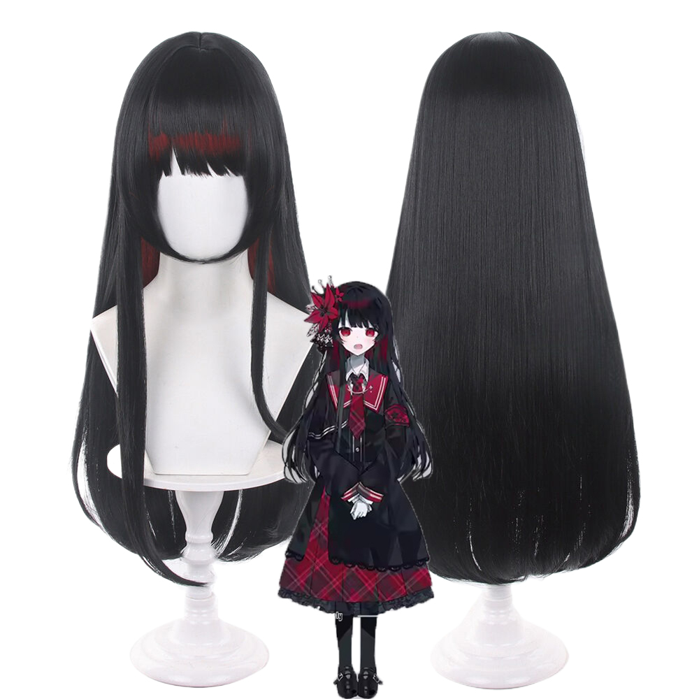 Anime Cosplay Girl With Black Hair - Anime Nikaido Hiro Cosplay Wig 27.55