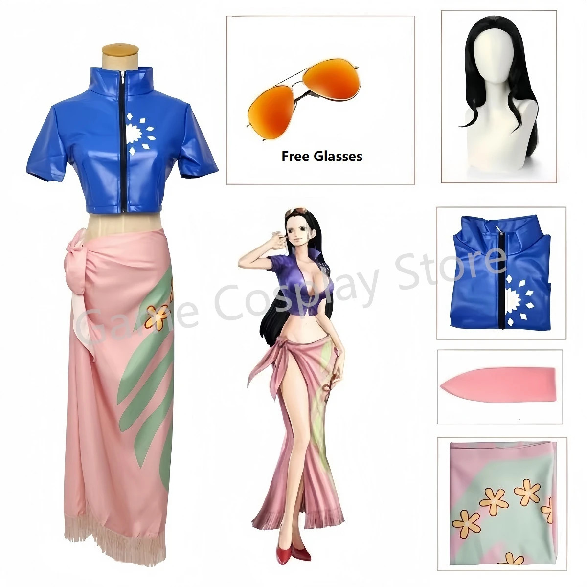 Anime Cosplay Robin - Nico Robin Cosplay Costume Dress Outfits