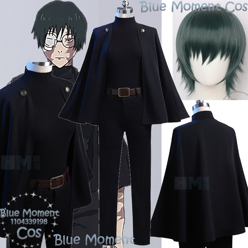 Anime Cosplay Girl With Black Hair - Zenin Maki Anime Kaisan Cosplay Costume