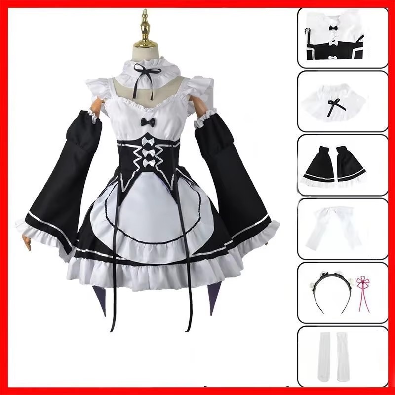 Anime Re:zero Kara Hajimeru Is - Re Zero Rem Wig ulasan dan harga