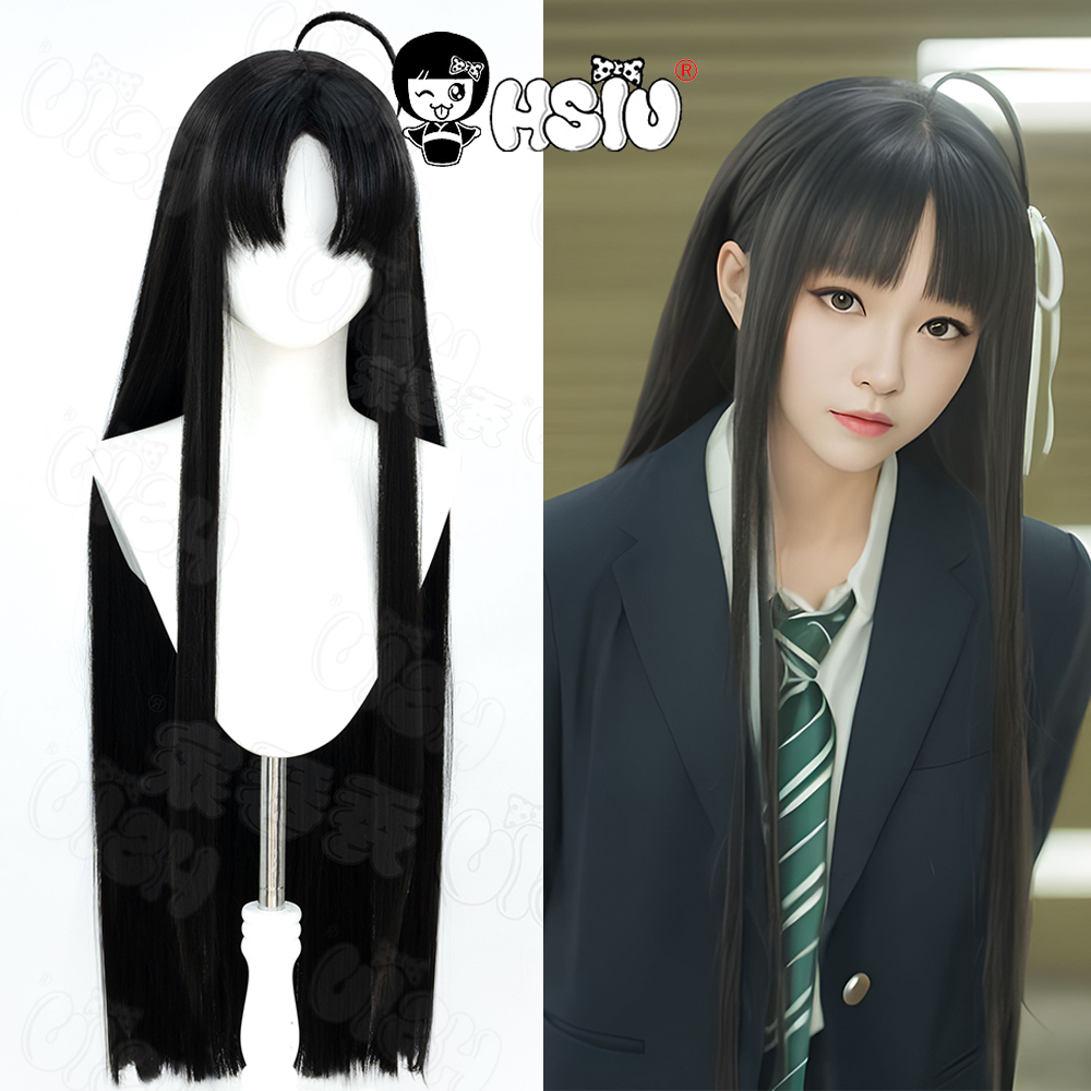 Awa Subaru Cosplay Wig HSIU 80 - Anime Cosplay Girl With Black Hair ulasan dan harga