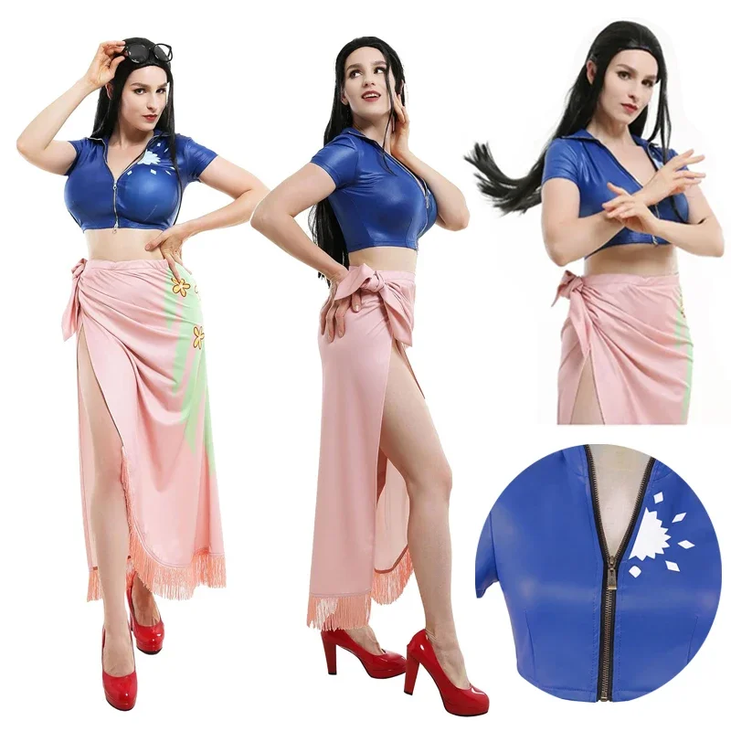 Nico Robin Cosplay Costume Dre - Anime Cosplay Robin ulasan dan harga
