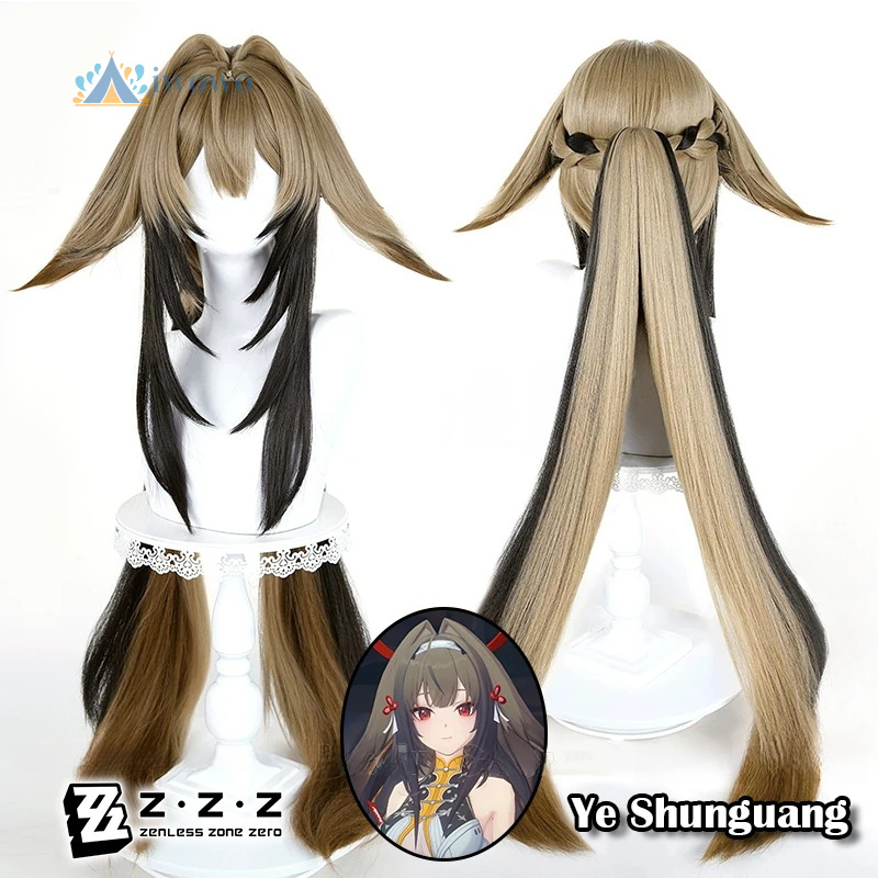 Zenless Zone Zero Ye Shunguang - Anime Cosplay Girl With Black Hair ulasan dan harga