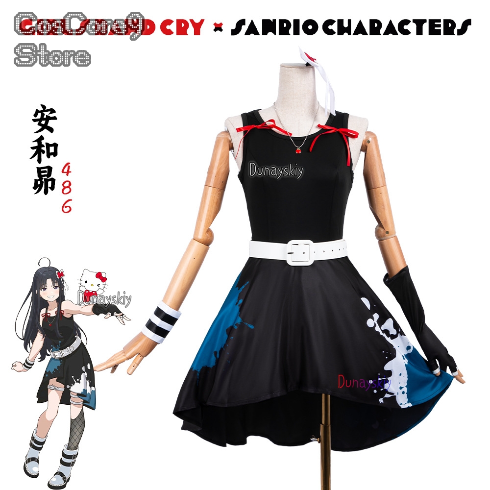 Subaru Awa Cosplay 코스프레 Black  - Anime Cosplay Girl With Black Hair ulasan dan harga