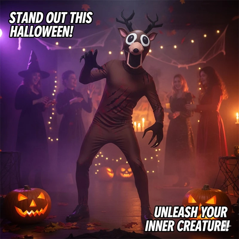 Scary Reindeer Costume for Kid - Anime Cosplay Outfit Ideas ulasan dan harga