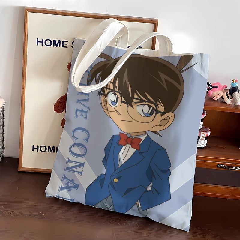 Cute Conan Anime Canvas Bag La - Anime Cosplay Shop ulasan dan harga