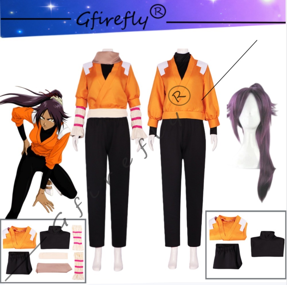 BLEACH Yoruichi Shihouin Cospl - Anime Cosplay Bleach ulasan dan harga