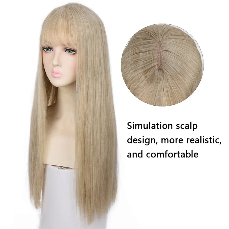2026 Houyan synthetic long str - Anime Cosplay Girl With Black Hair ulasan dan harga
