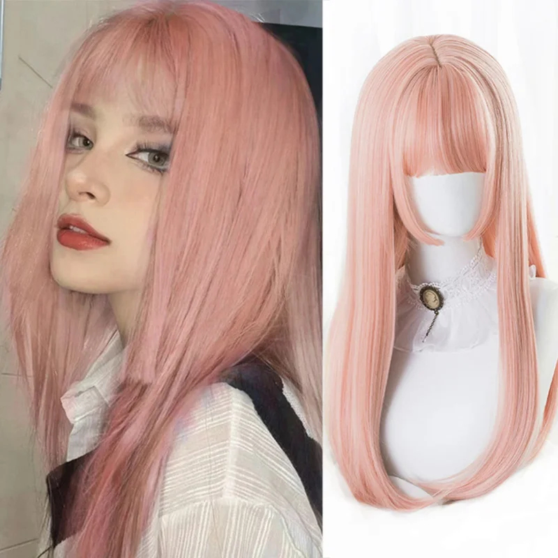 2026 Houyan synthetic long str - Anime Cosplay Girl With Black Hair ulasan dan harga