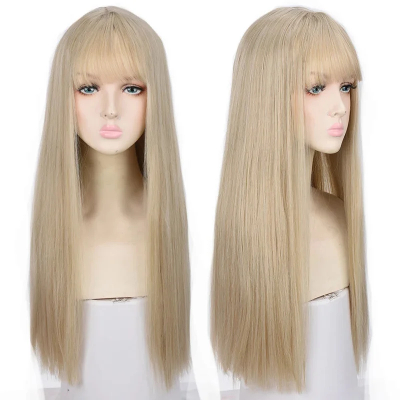 2026 Houyan synthetic long str - Anime Cosplay Girl With Black Hair ulasan dan harga