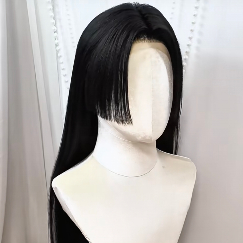 Anime Boa Hancock Cosplay Wig  - Anime Cosplay Girl With Black Hair ulasan dan harga