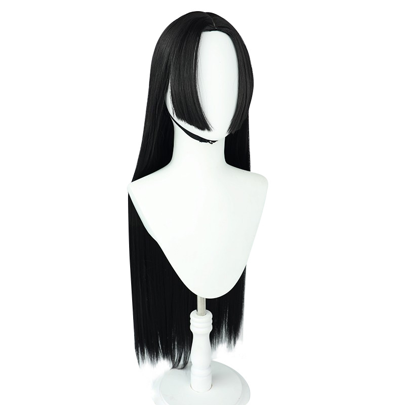 Anime Boa Hancock Cosplay Wig  - Anime Cosplay Girl With Black Hair ulasan dan harga