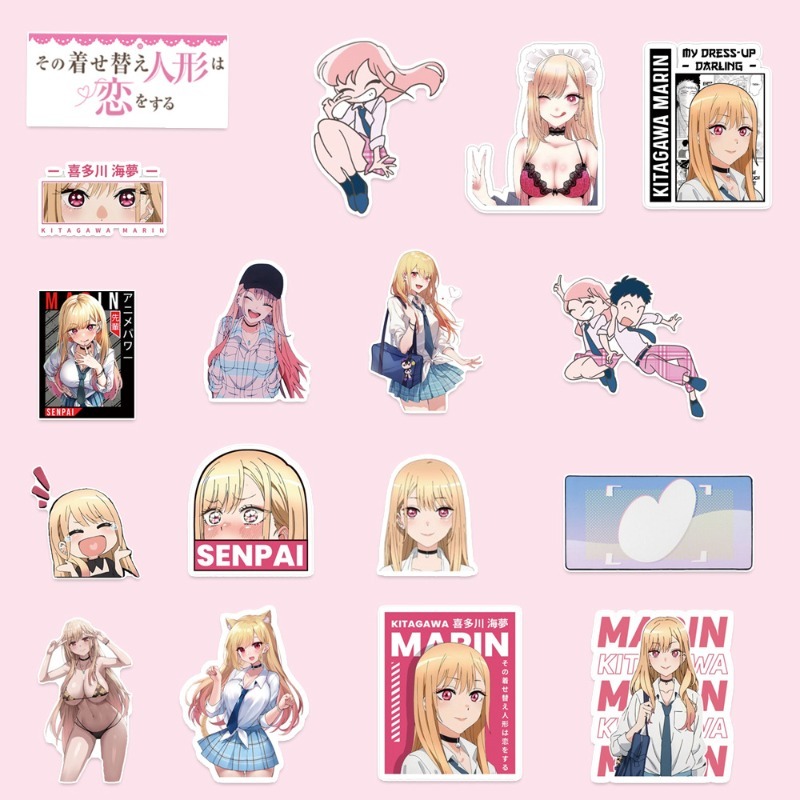 100pcs My Dress-Up Darling Mar - Anime Cosplay Simple ulasan dan harga