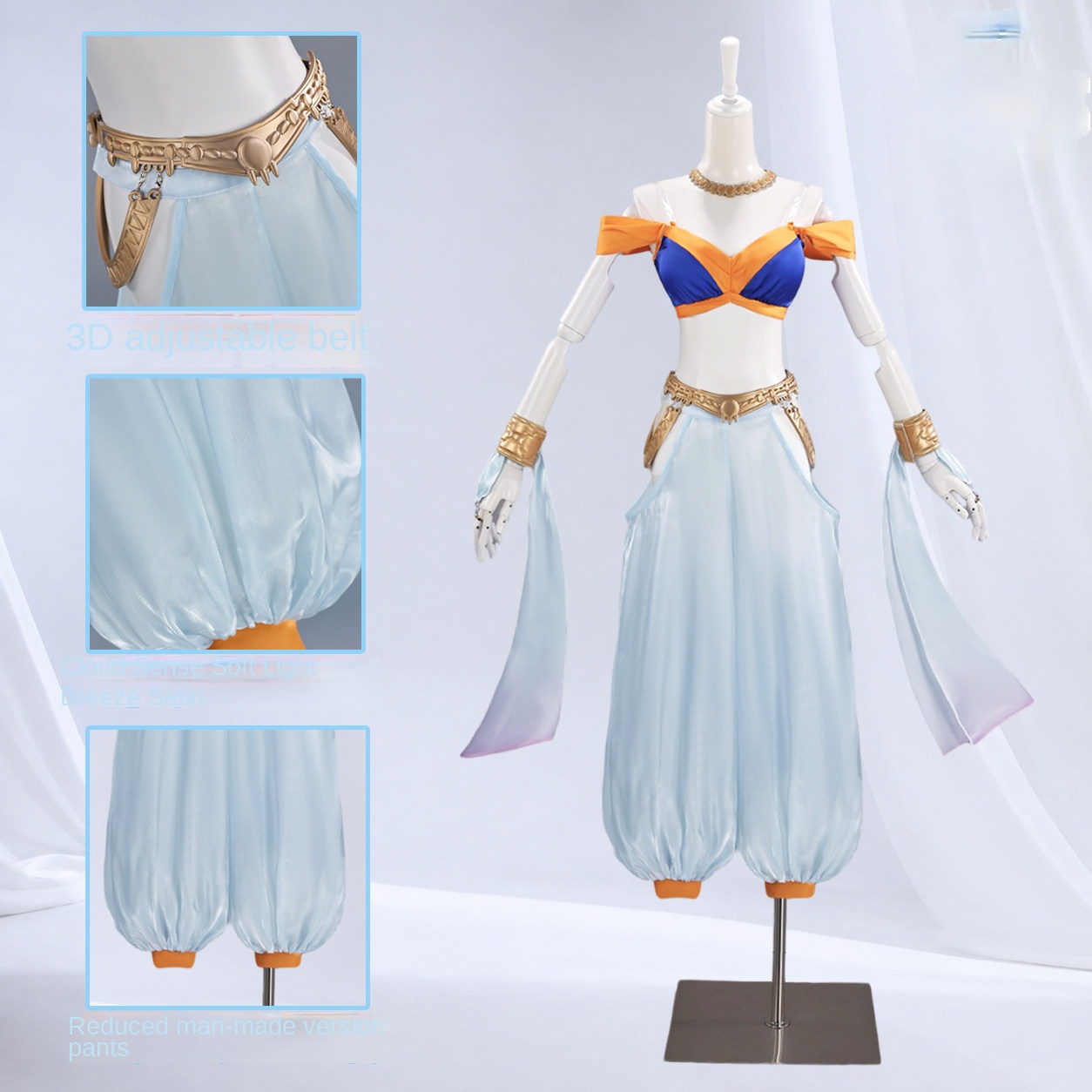 Cos Room Re:Zero Rem Cosplay M - Re Zero Rem Wig ulasan dan harga
