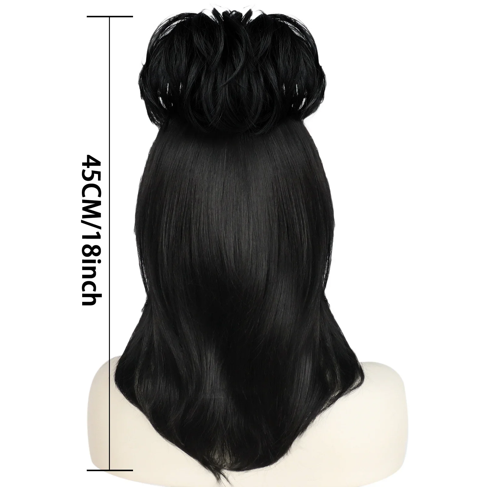 Lydia Deetz Cosplay Wig Bride  - Anime Cosplay Girl With Black Hair ulasan dan harga