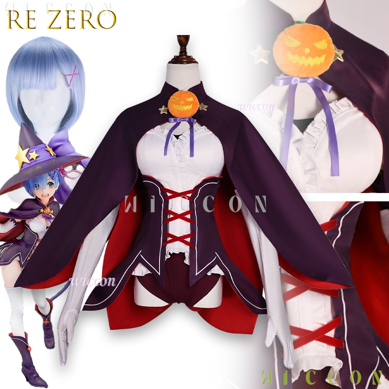 Halloween Adults Cos Re life I - Re Zero Rem Wig ulasan dan harga
