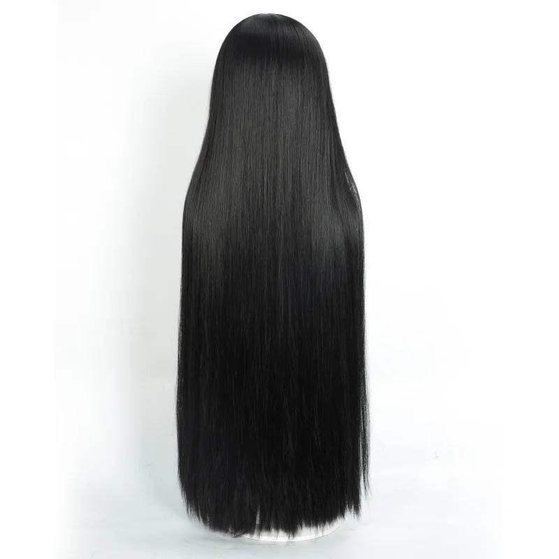 qq28LQOsaragi Wig Gothic Taro  - Anime Cosplay Girl With Black Hair ulasan dan harga
