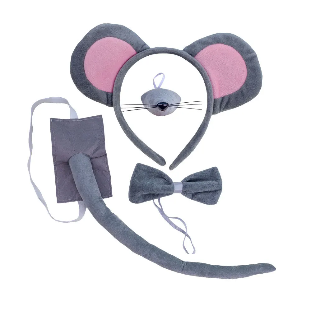 Mouse Costume Set Ears Headban - Anime Cosplay Simple ulasan dan harga