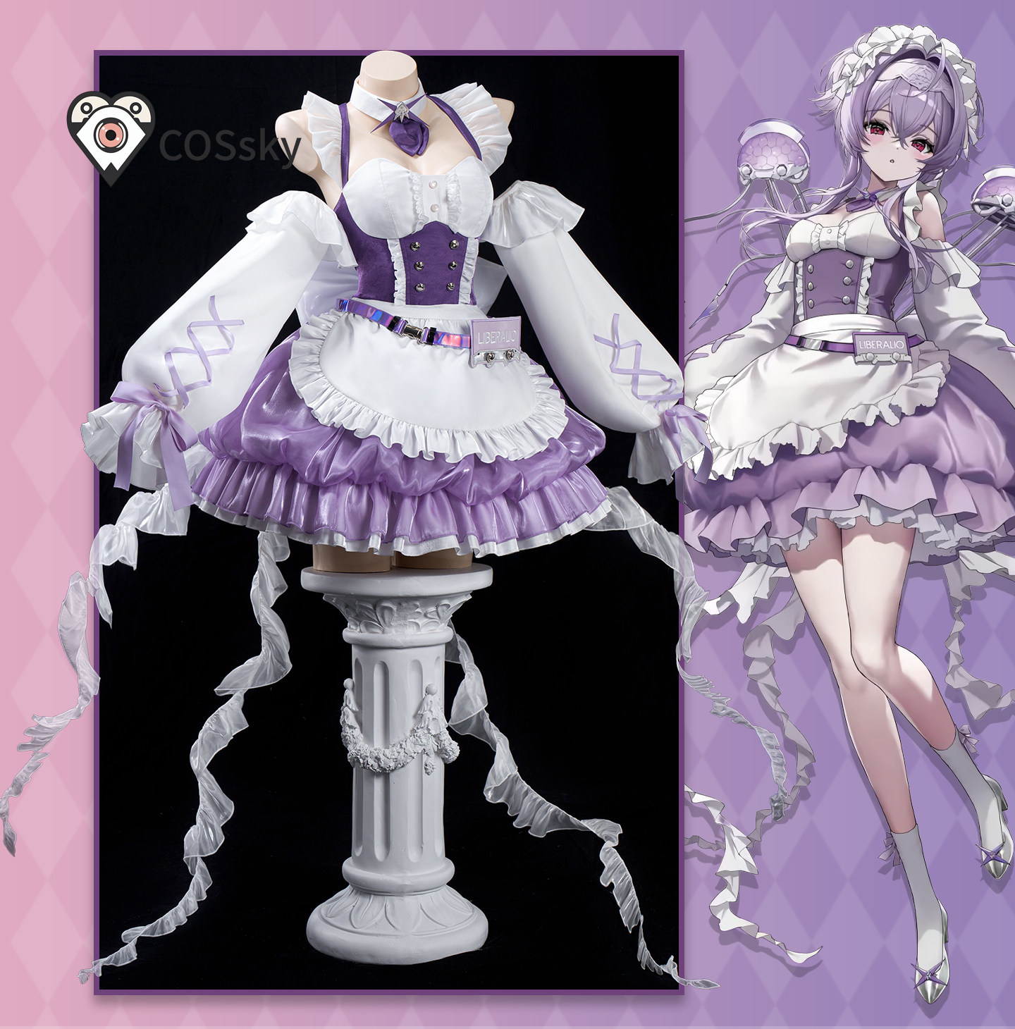 Liberalio Coffee shop maid dre - Anime Cosplay Shop ulasan dan harga