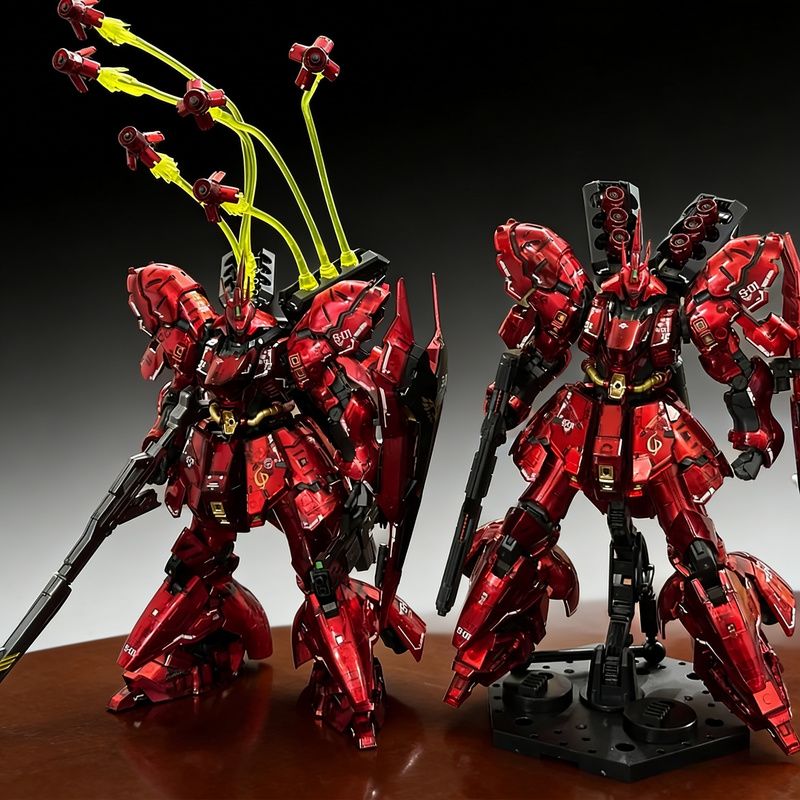 STAR RG 1/144 Sazabi Electropl - Bandai Gundam Rg ulasan dan harga