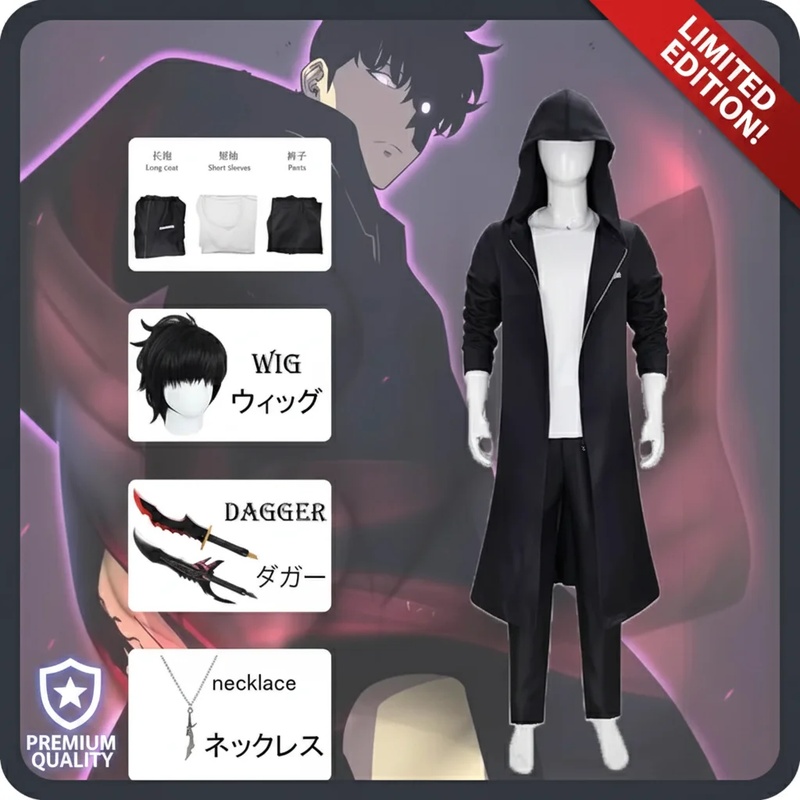 COSSung Jinwoo Solo Leveling C - Cosplay Anime Solo ulasan dan harga