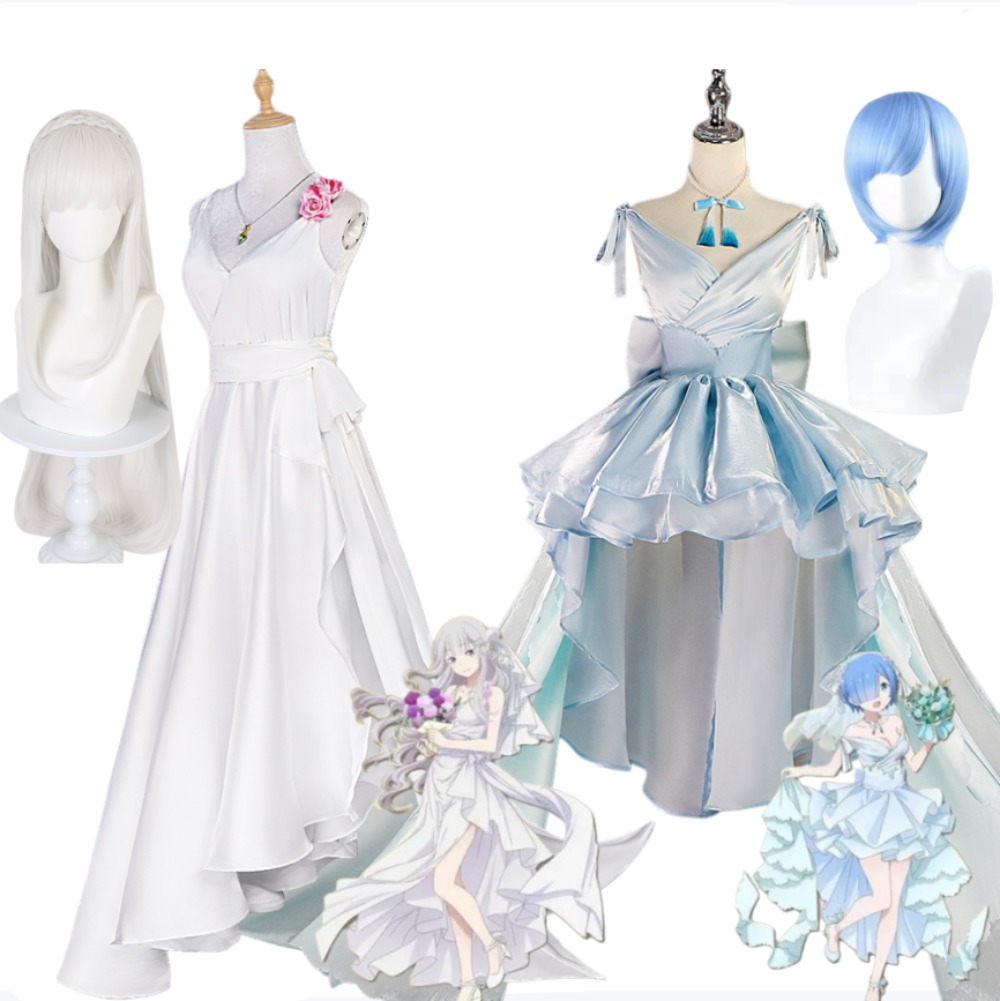 Re:ZERO Starting Life in Anoth - Re Zero Rem Wig ulasan dan harga